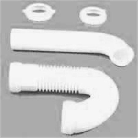 Protectionpro PP21240 Flex - N - Fix PVC Adjustable P - Trap; White PR441519